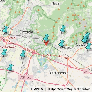 Mappa Corso Luigi Bazoli, 25134 Brescia BS, Italia (6.56929)