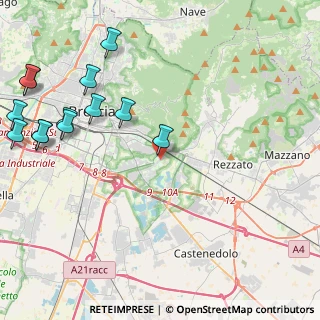 Mappa Corso Luigi Bazoli, 25134 Brescia BS, Italia (5.73231)