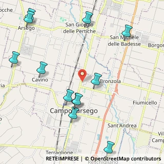 Mappa Vicolo Primavera, 35011 Campodarsego PD, Italia (2.63333)