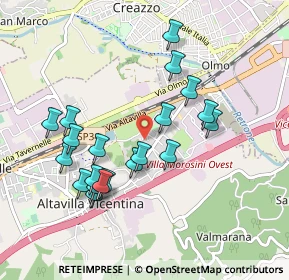 Mappa Via Ugo Foscolo, 36077 Altavilla Vicentina VI, Italia (0.9045)