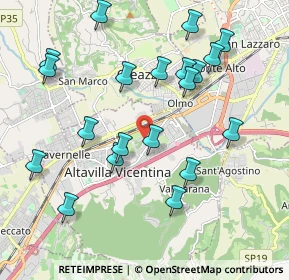 Mappa Via Ugo Foscolo, 36077 Altavilla Vicentina VI, Italia (2.116)