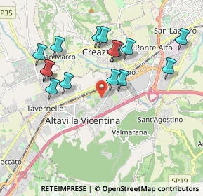 Mappa Via Ugo Foscolo, 36077 Altavilla Vicentina VI, Italia (1.90333)