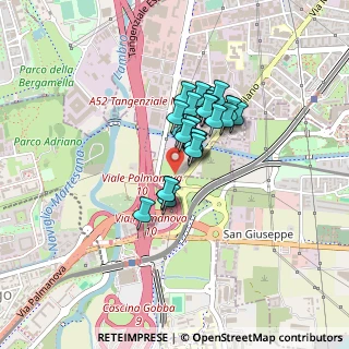 Mappa Via Bormio, 20132 Milano MI, Italia (0.27407)
