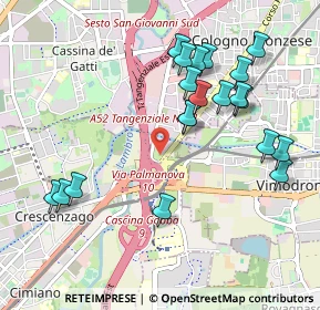 Mappa Via Bormio, 20132 Milano MI, Italia (1.0485)