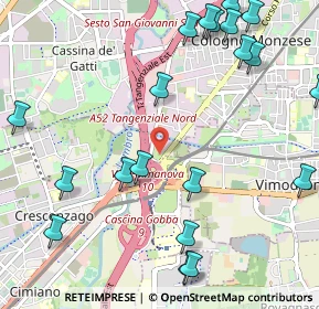 Mappa Via Bormio, 20132 Milano MI, Italia (1.3905)