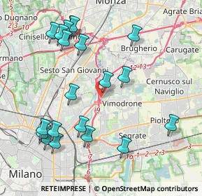 Mappa Via Bormio, 20132 Milano MI, Italia (4.544)