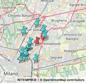 Mappa Via Bormio, 20132 Milano MI, Italia (3.35385)