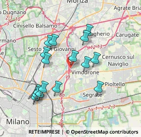 Mappa Via Bormio, 20132 Milano MI, Italia (3.53125)