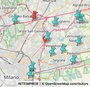 Mappa Via Bormio, 20132 Milano MI, Italia (4.76167)