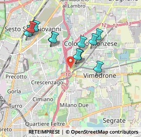 Mappa Via Bormio, 20132 Milano MI, Italia (1.66636)