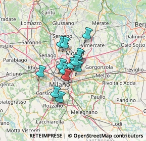 Mappa Via Bormio, 20132 Milano MI, Italia (7.80857)