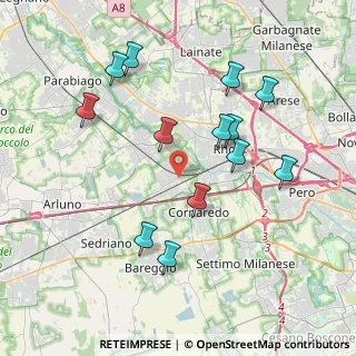 Mappa Via Lazio, 20010 Pregnana Milanese MI, Italia (3.91)