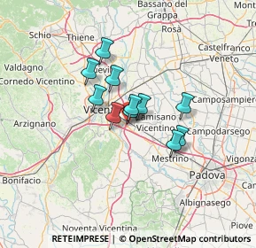 Mappa Via Firenze, 36040 Torri di Quartesolo VI, Italia (8.49727)