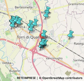 Mappa Via Firenze, 36040 Torri di Quartesolo VI, Italia (1.9415)