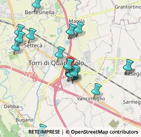 Mappa Via Firenze, 36040 Torri di Quartesolo VI, Italia (1.932)