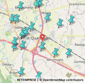 Mappa Via Firenze, 36040 Torri di Quartesolo VI, Italia (2.4885)