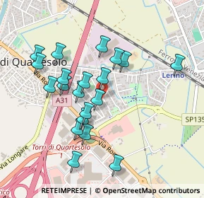 Mappa Via Firenze, 36040 Torri di Quartesolo VI, Italia (0.437)