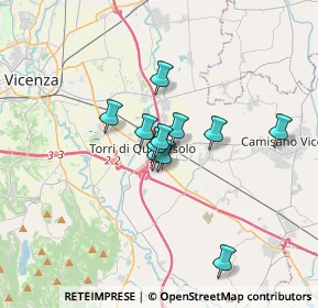 Mappa Via Firenze, 36040 Torri di Quartesolo VI, Italia (2.25091)