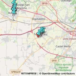 Mappa Via Montegrappa, 25039 Travagliato BS, Italia (6.22143)