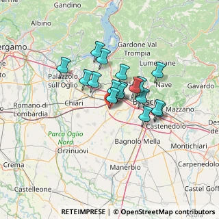 Mappa Via Montegrappa, 25039 Travagliato BS, Italia (9.63647)