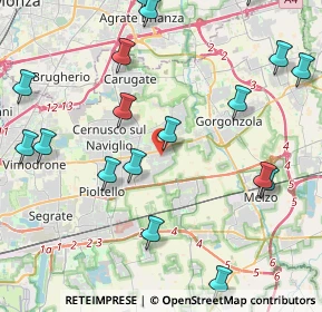 Mappa 20051 Cassina de' Pecchi MI, Italia (5.517)