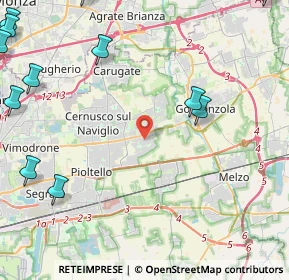 Mappa 20051 Cassina de' Pecchi MI, Italia (6.98385)