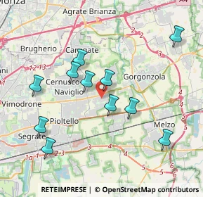 Mappa 20051 Cassina de' Pecchi MI, Italia (3.78273)