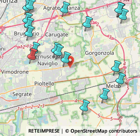 Mappa 20051 Cassina de' Pecchi MI, Italia (5.31316)