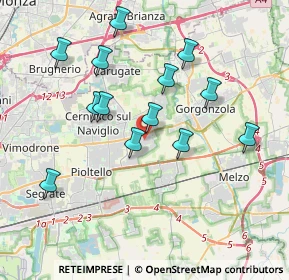 Mappa 20051 Cassina de' Pecchi MI, Italia (3.64538)