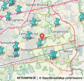 Mappa 20051 Cassina de' Pecchi MI, Italia (6.24579)