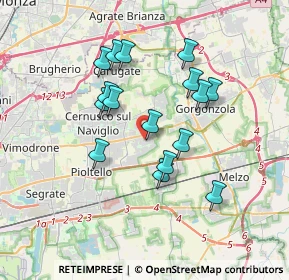 Mappa 20051 Cassina de' Pecchi MI, Italia (3.11813)