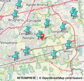 Mappa 20051 Cassina de' Pecchi MI, Italia (4.78417)