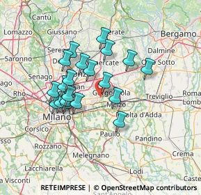 Mappa 20051 Cassina de' Pecchi MI, Italia (11.4285)