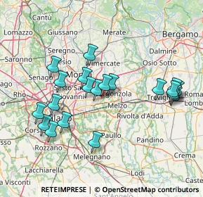 Mappa 20051 Cassina de' Pecchi MI, Italia (14.7815)