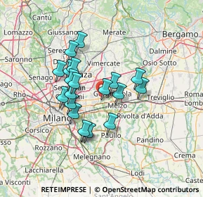 Mappa 20051 Cassina de' Pecchi MI, Italia (11.0235)