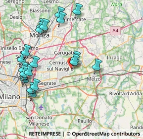 Mappa 20051 Cassina de' Pecchi MI, Italia (9.217)