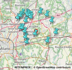 Mappa 20051 Cassina de' Pecchi MI, Italia (7.371)