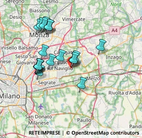 Mappa 20051 Cassina de' Pecchi MI, Italia (6.7645)