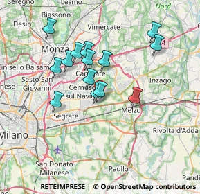 Mappa 20051 Cassina de' Pecchi MI, Italia (6.19214)