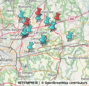 Mappa 20051 Cassina de' Pecchi MI, Italia (6.80882)