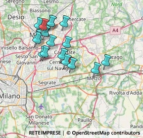 Mappa 20051 Cassina de' Pecchi MI, Italia (6.87)