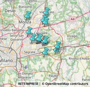 Mappa 20051 Cassina de' Pecchi MI, Italia (4.82357)