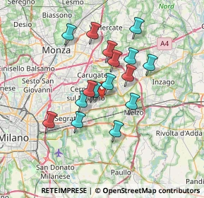 Mappa 20051 Cassina de' Pecchi MI, Italia (5.79063)