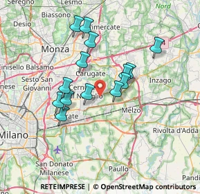 Mappa 20051 Cassina de' Pecchi MI, Italia (6.05786)