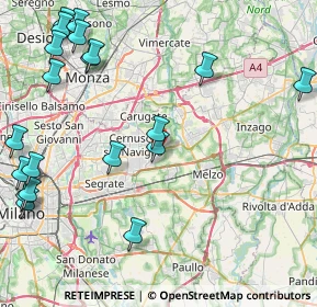 Mappa 20051 Cassina de' Pecchi MI, Italia (11.377)