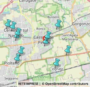 Mappa 20051 Cassina de' Pecchi MI, Italia (2.14818)