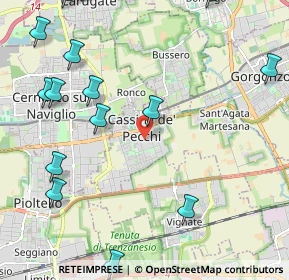 Mappa 20051 Cassina de' Pecchi MI, Italia (3.03647)