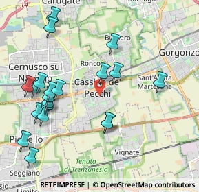 Mappa 20051 Cassina de' Pecchi MI, Italia (2.2895)