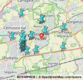 Mappa 20051 Cassina de' Pecchi MI, Italia (1.8905)