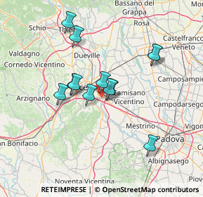 Mappa Via Uberto Scarpelli, 36040 Torri di Quartesolo VI, Italia (11.79417)